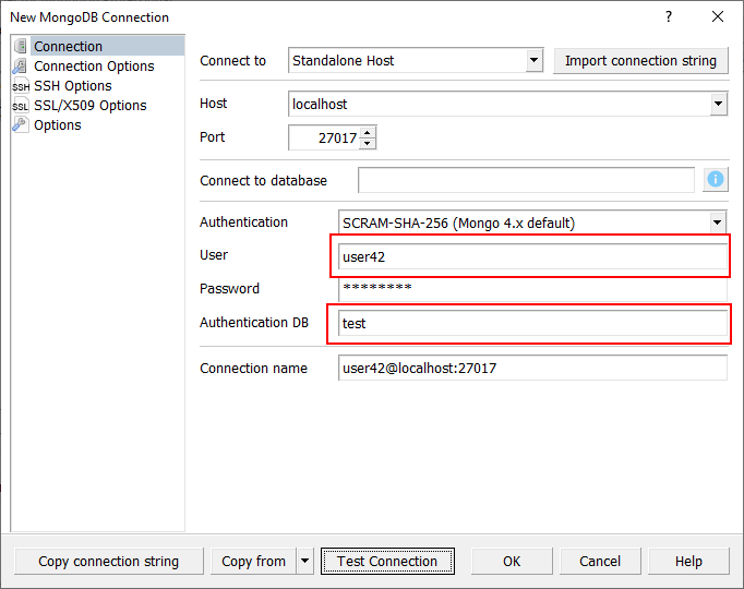 DB Explorer: New Connection Dialog - user42